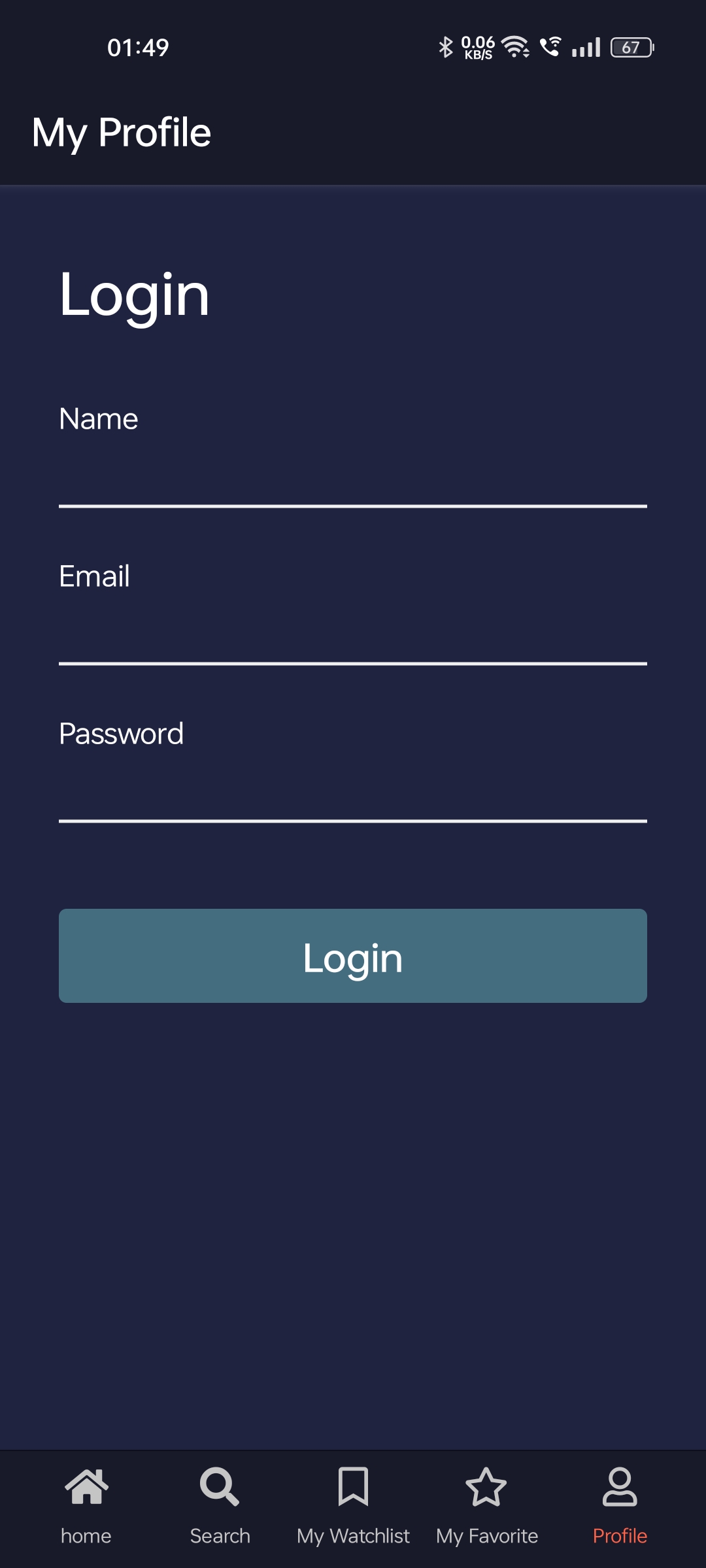 Login